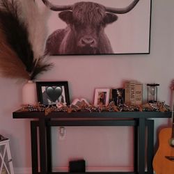 Beautiful Brand New Black Console Table