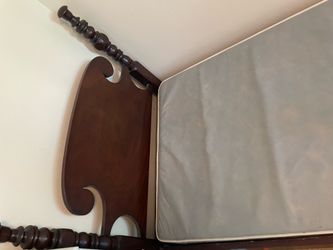 Twin Wooden Bed Frame & Box