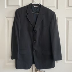 Joseph Feiss International Men’s Sport Coat Jacket Blazer Size 40 Short Black