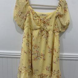 Yellow Sundress, Size Medium 