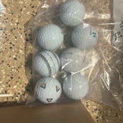 7 TaylorMade TP5x Golf Balls – Excellent Condition 