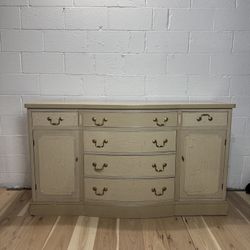 Vintage Solid Wood Dresser / Buffet Cabinet