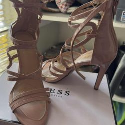 Guess Women's Blush Strappy Heels