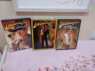 Indiana Jones 3 DVDs original no scratches $10 takes all