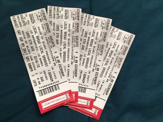 Concert tickets