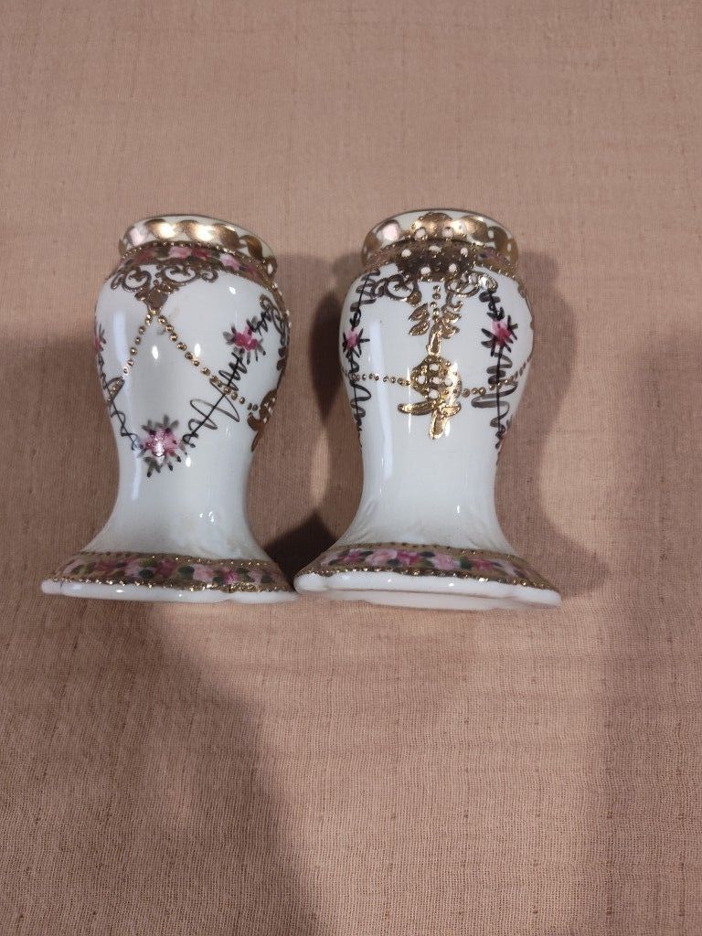 Antique Nippon Porcelain Hat Pin Holder