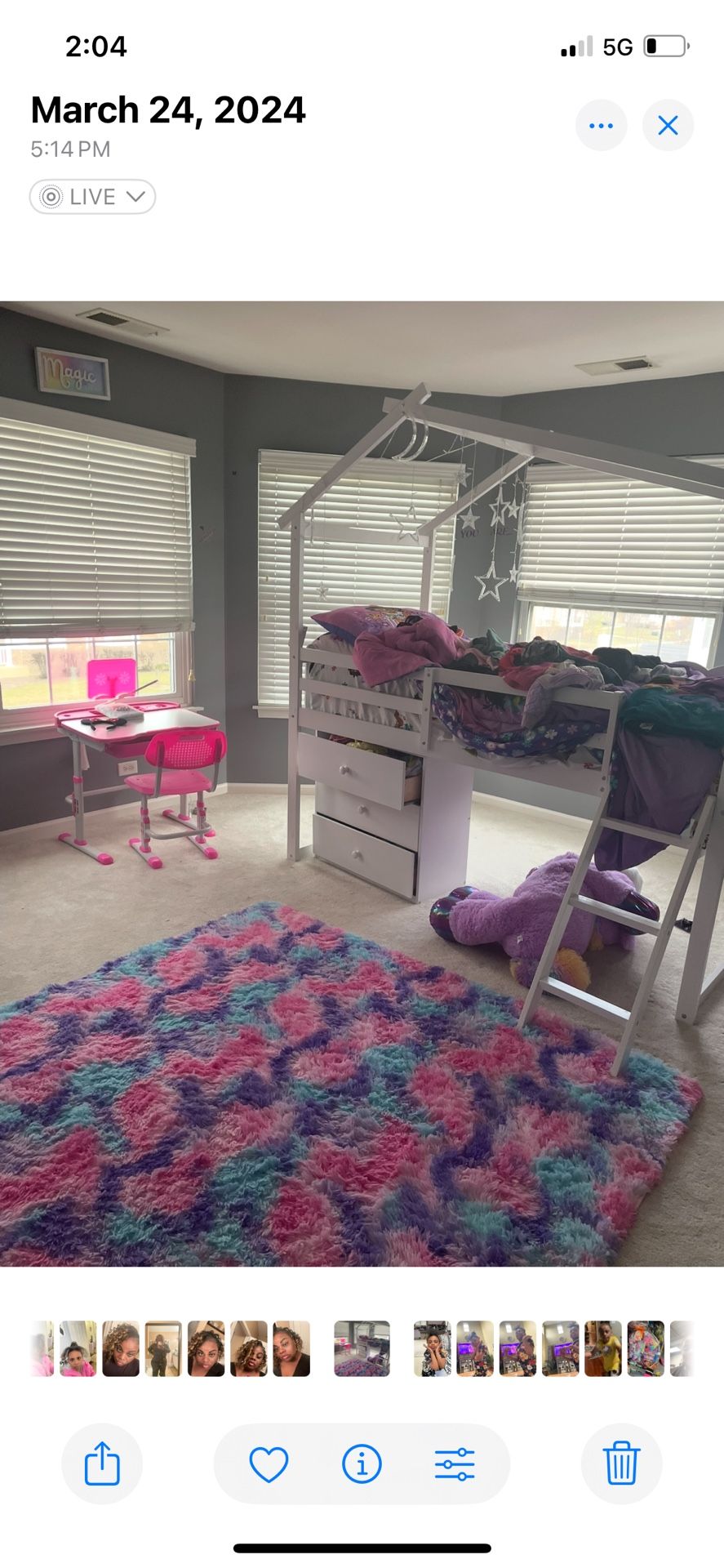 Kids Desk And Bed Frame