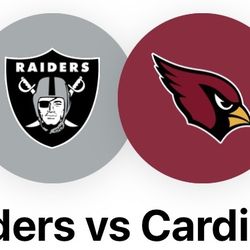 6 Lower Level Tickets In Section 117 Row 11 With Orange Parking Pass To Raiders Vs Cardinals.  Asking $100 Each Ticket.