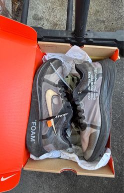 Off-White x Nike Zoom Fly SP 'Black' 2018