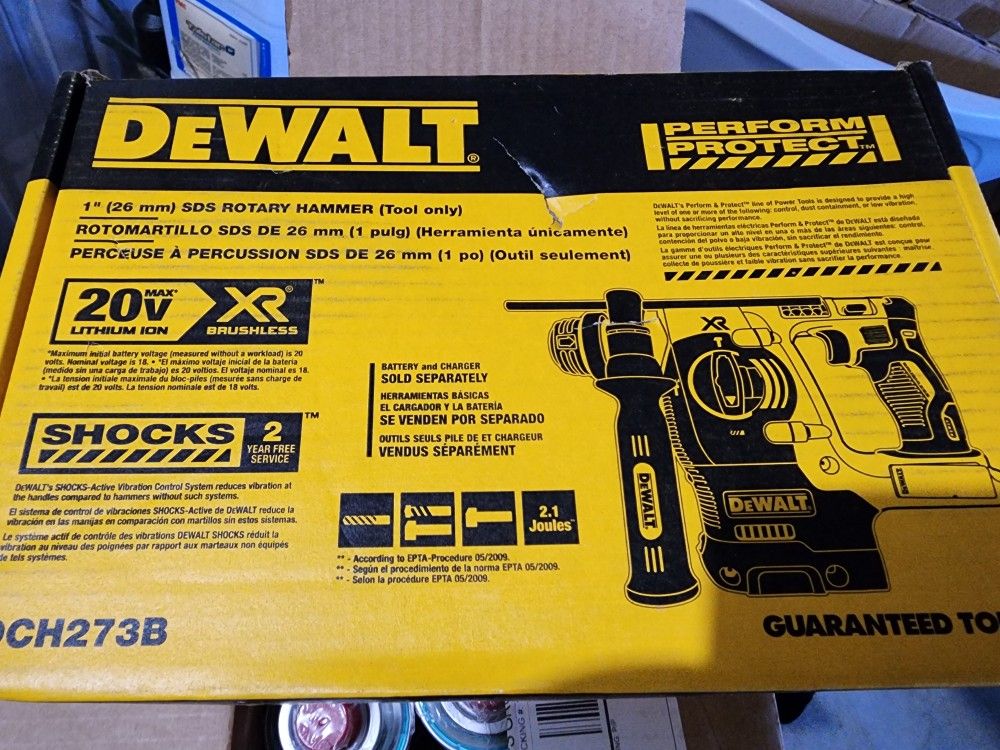 Dewalt SDS Rotary Hammer - DCH273B. New In Box.