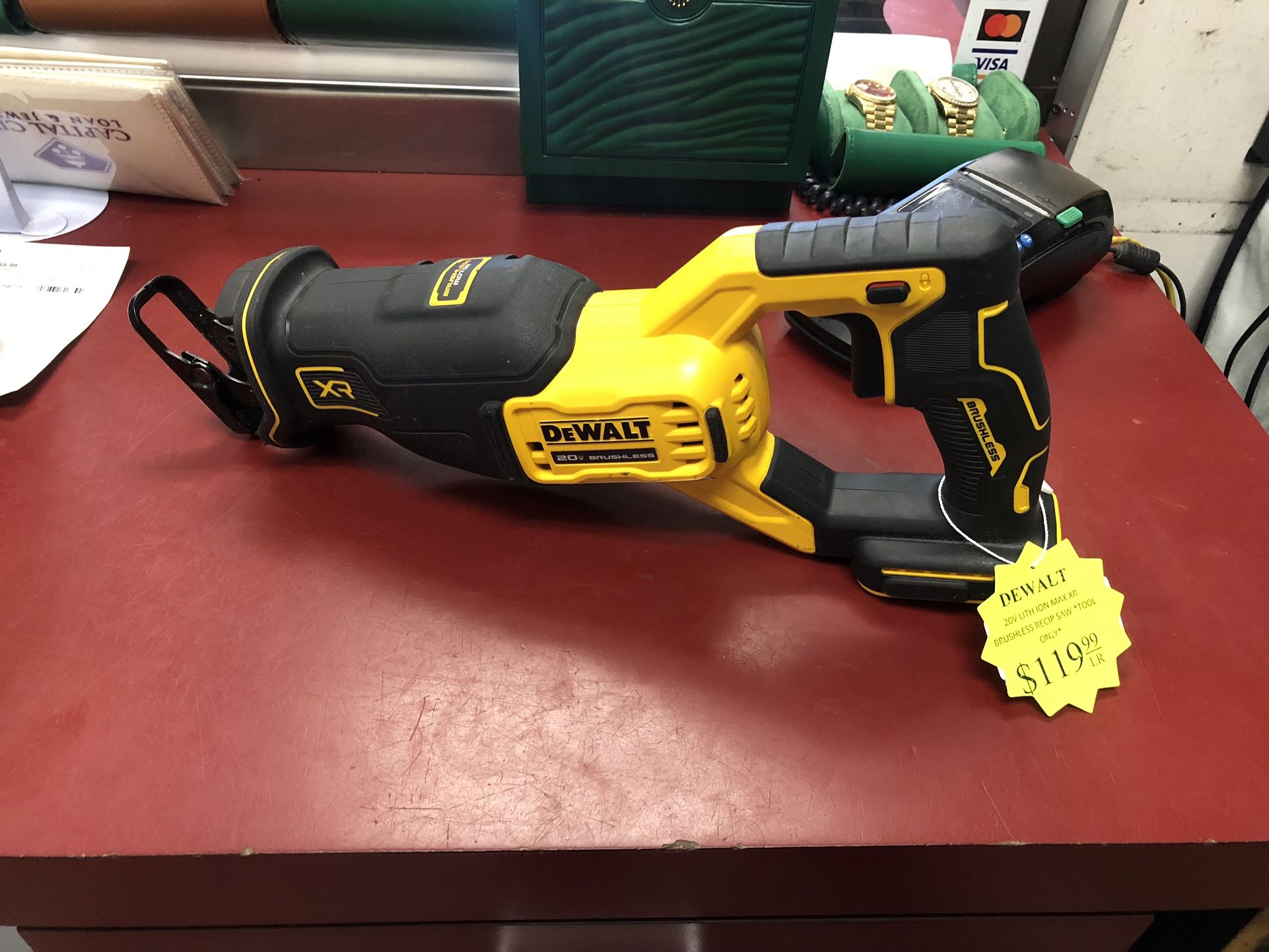 10029 Used Dewalt 20V Lith Ion Max XR Brushless Recip Saw *Tool Only* 98192