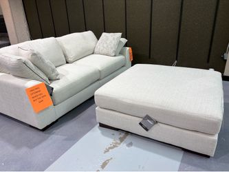 High quality reversible cushion sofa and ottoman