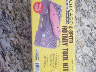 Chicago Electric 4 Speed Rotary Tool Kit