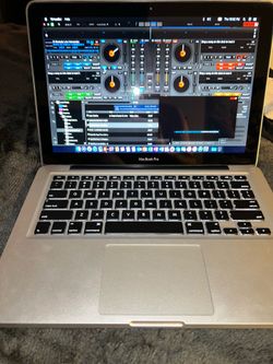 Macbook Pro 13" Virtual dj pro intel i5 8gb ram 500 hd microsoft office