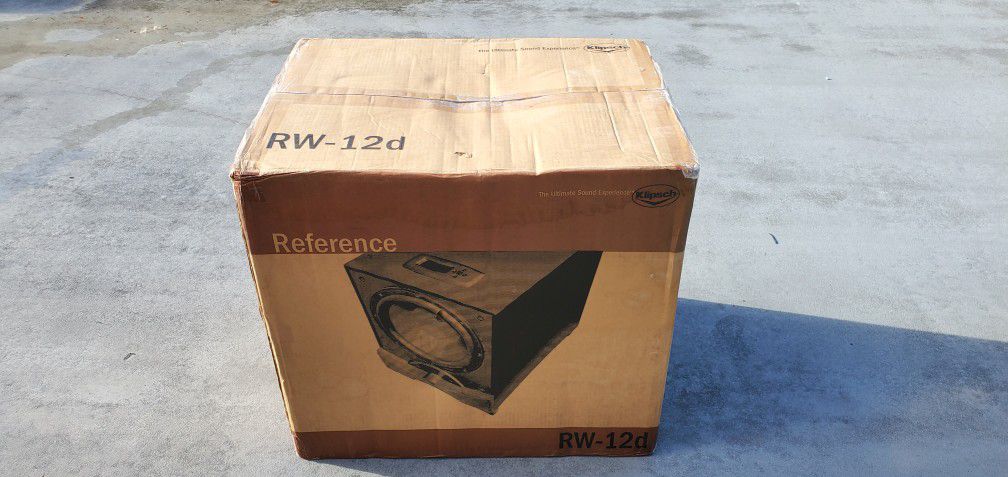 NEW KLIPSH RW-12D Subwoofer. 2 In Stock