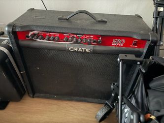 Effects pedals and amp