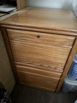 Wooden Filing Cabinet