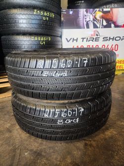 215 60R 17 BF GOODRICH ADVANTAGE TIRES 2156017 USED TIRES (PAIR) MOUNT BALANCE INCLUDED