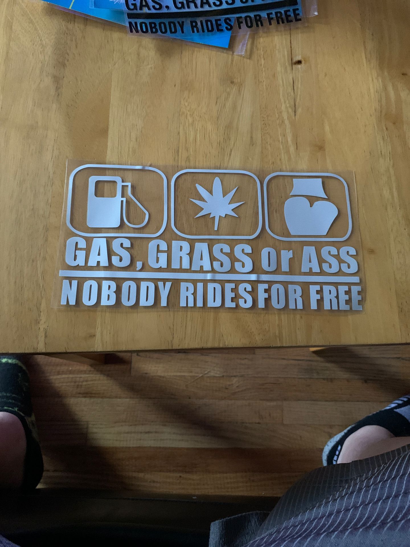 Ew bumper or window decals