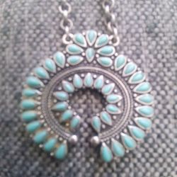 Squash Blue Necklace