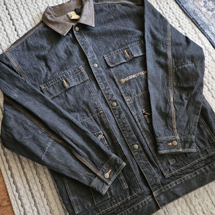 Y2k State Property Denim Jacket