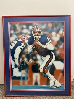 Professionally framed Autographed photos of Jim Kelly Buffalo Bills