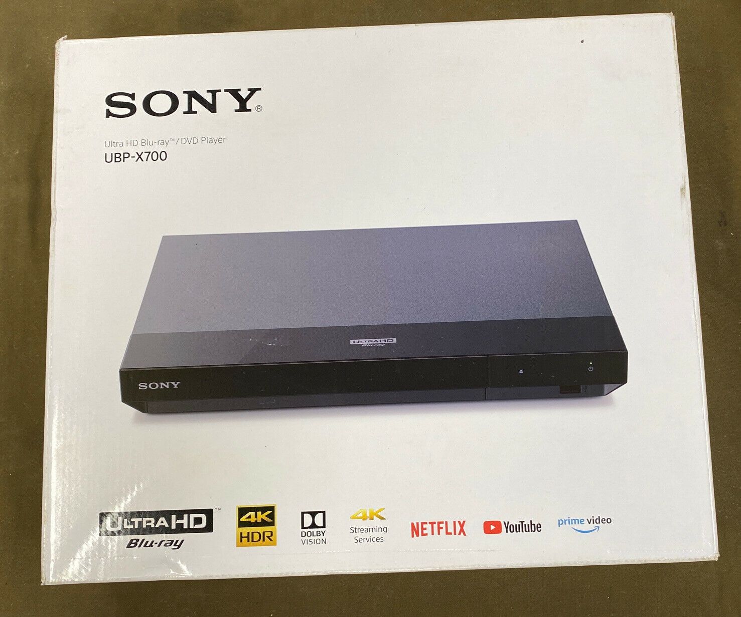 New Sony 4K Blu-ray Player - Black (UBPX700)