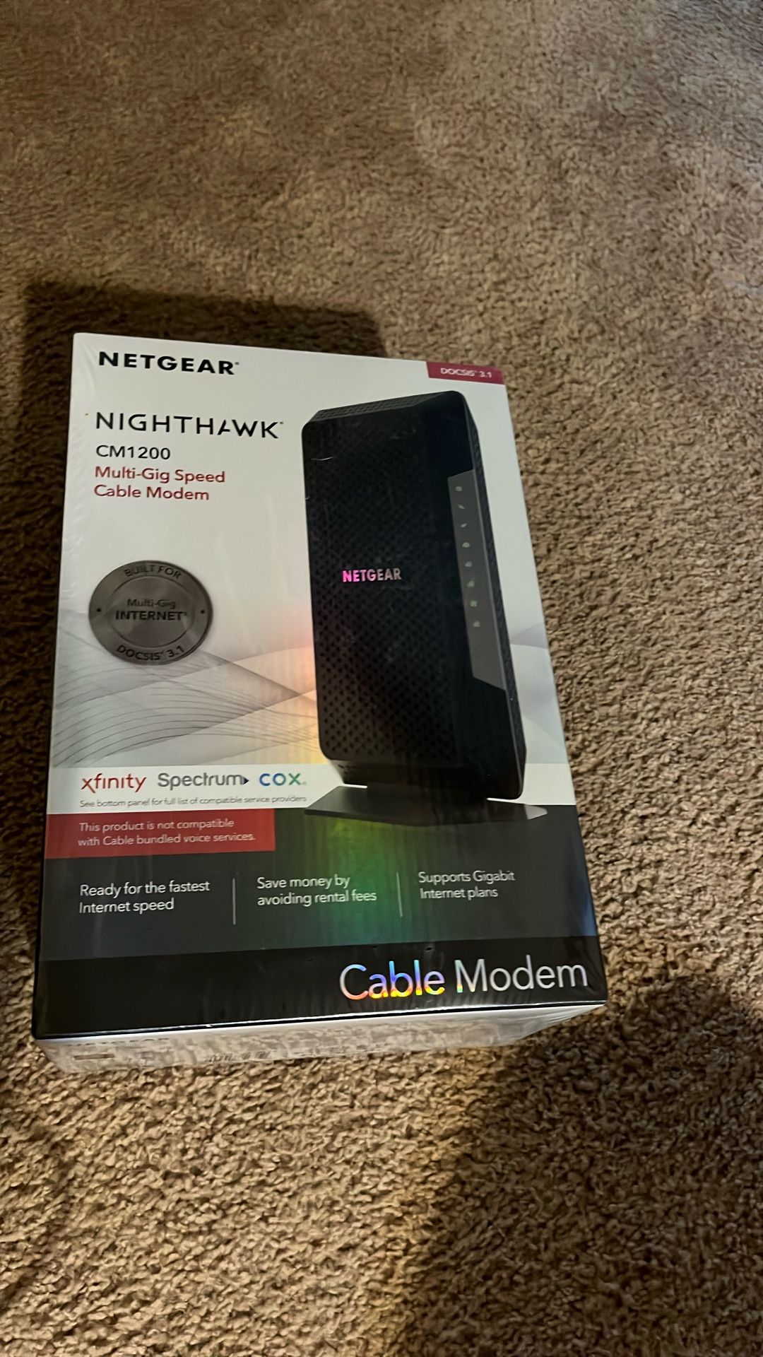 Netgear Nighthawk Cm1200 NWT