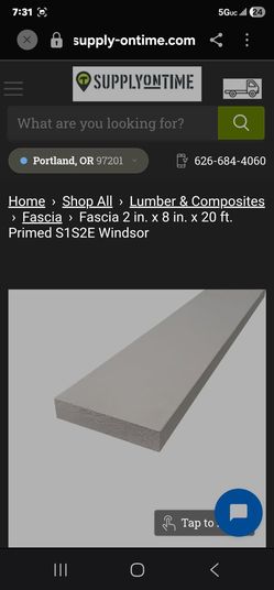 Fascia 20 ft