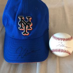 Tom Glavine, H.O.F 2,014, Gorra Y Bola Firmada, Son Original!