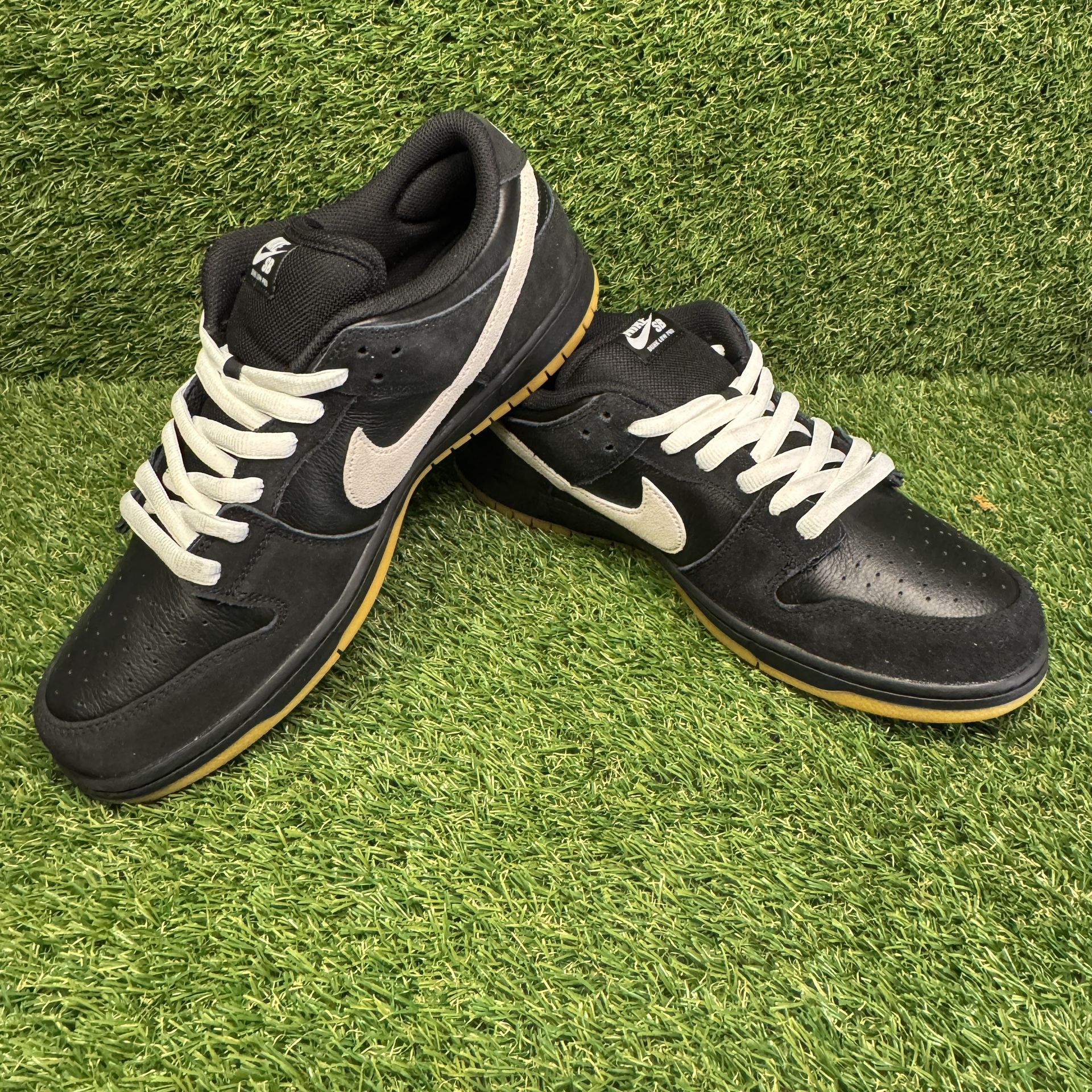 Nike Dunk Low Pro SB Black White Gum Size 13