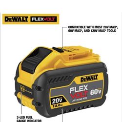 Dewalt 20v/60v 12.0Ah Battery Only