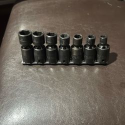 Cat/Snap On  Swivel Impact Socket Set (7 Piece