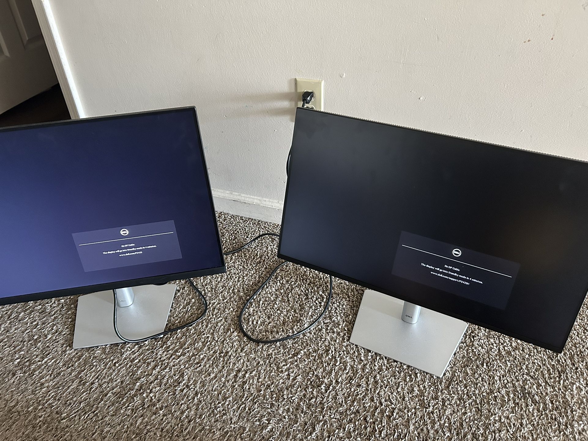 3 24” Dell swivel Monitors