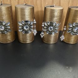Bling Rhinestone Candles