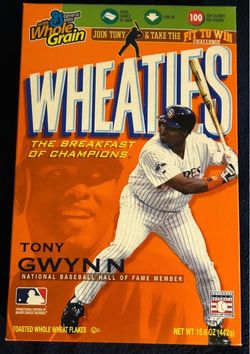 Tony Gwynn 2007 Hall of Fame Wheaties Box – San Diego Padres