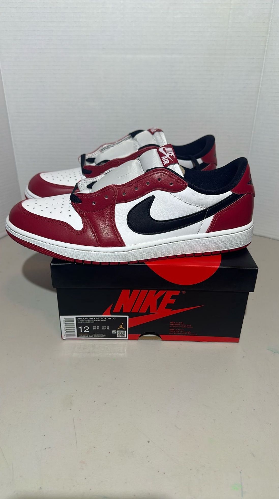 Jordan 1 Low Chicago Size 12