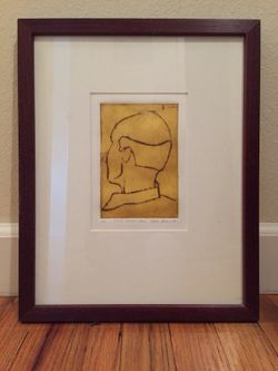 Mirv’s Donor Area - Intaglio Chine-colle etching