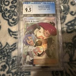 Pokemon Hidden Fates Jesse James Trainer 68/68 CGC 9.5