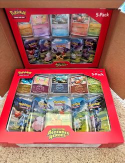 Pokemon TCG Ascended Heroes Mini Tin 5-Pack Costco Box SEALED