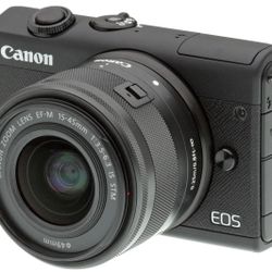New Canon EOS M200 15-45MM Camera with video and social media vlogging with extras! 