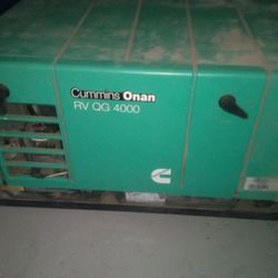 Cummings Onan 4000 RV Generator 