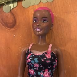 Four vintage Barbies