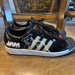 Rare Adidas x JAM “Justice • Arts • Music” Superstar Sneakers – Limited Edition