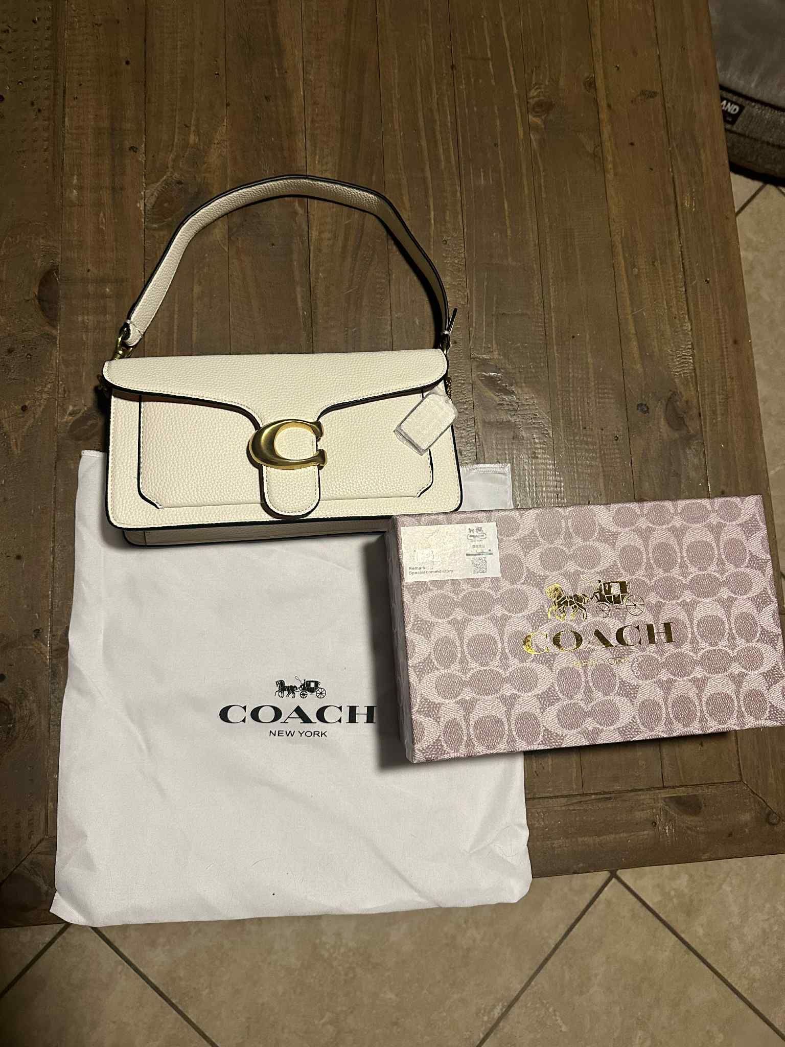 Coach Tabby Shoulder Bag New With Box And Dust bag And Extra Longer Strap