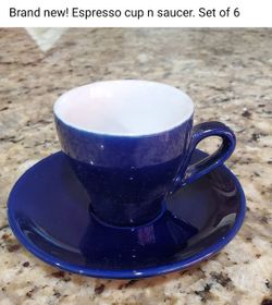 Espresso Cup N Saucer Set Of 6