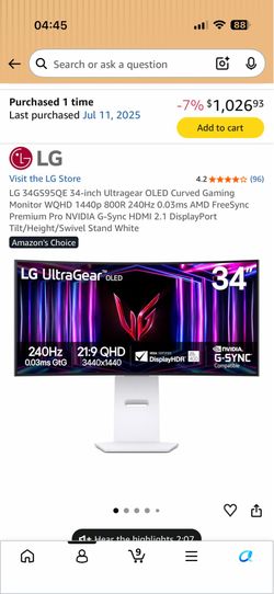 lg 21 9 34inch oled monitor