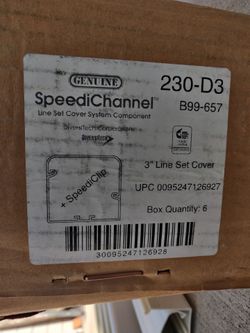 Lineset Cover for MiniSplit A/C  DiversiTech SpeediChannel 3"