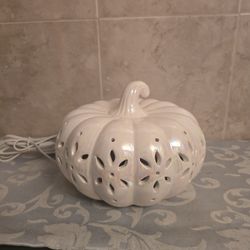 Brand New Pearl Irridescent Pumpkin Light