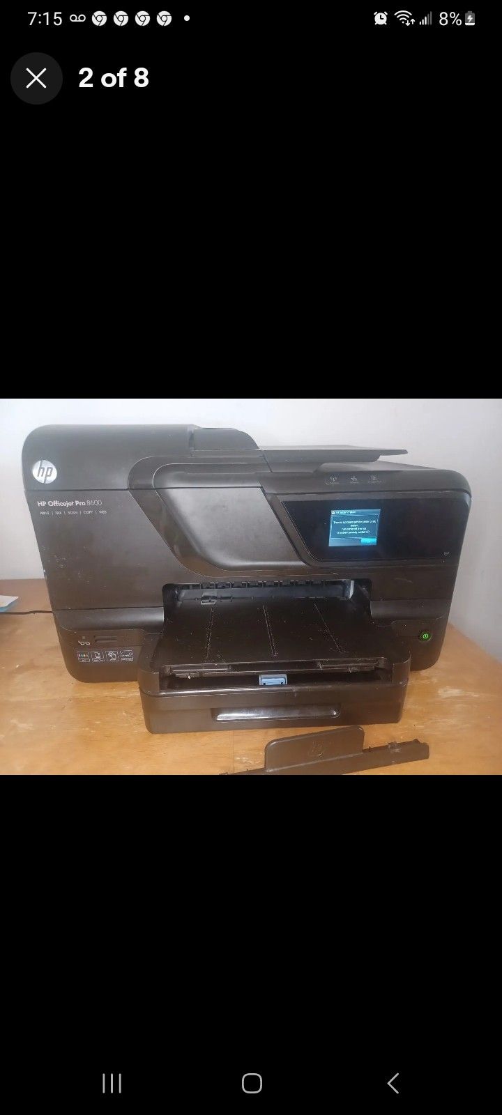 HP OfficeJet Pro 8600 Premium Printer e All in one WiFi W/ second expansion tray
